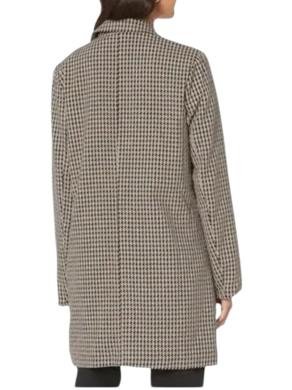 Sanctuary Carly Houndstooth Long Blazer Coat Jacket Medium - Picture 5 of 12